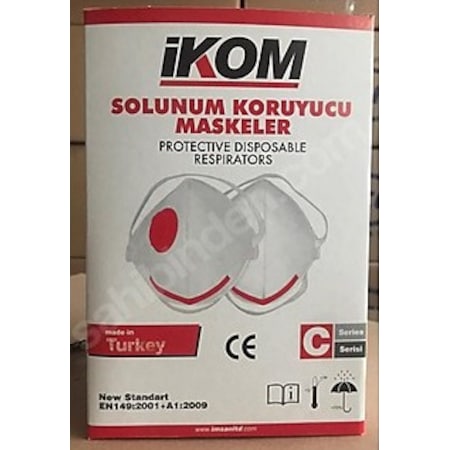 TOZ MASKESİ IKOM FFP1 VENTILLI (10 ADET)