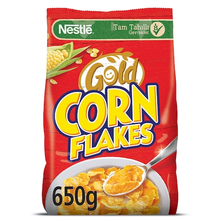 Nestle Gold Corn Flakes Mısır Gevreği 650 G