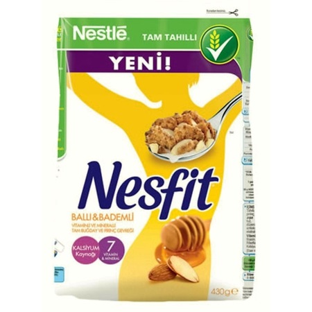 Nestle Nesfit Ballı Bademli Kahvaltılık Gevrek 430 G