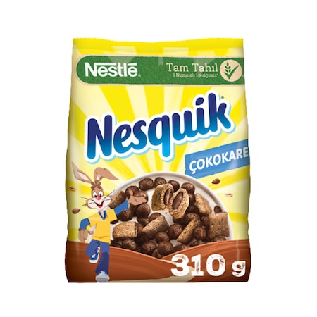 Nestle Nesquik Çokokare Çikolatalı Kahvaltılık Gevrek 310 G
