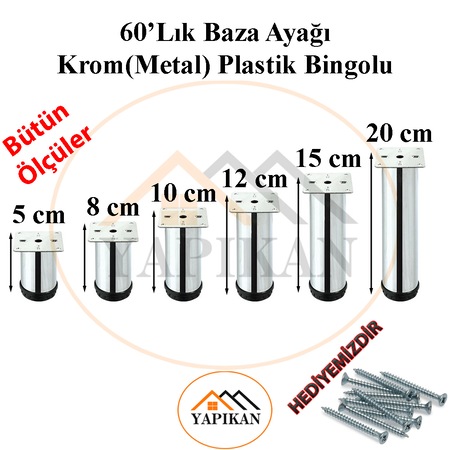 Arwino Lukens Ayak Krem Bej 20 Cm Mobilya Ayagi 4 Adet Vidalari Dahil Trendyol