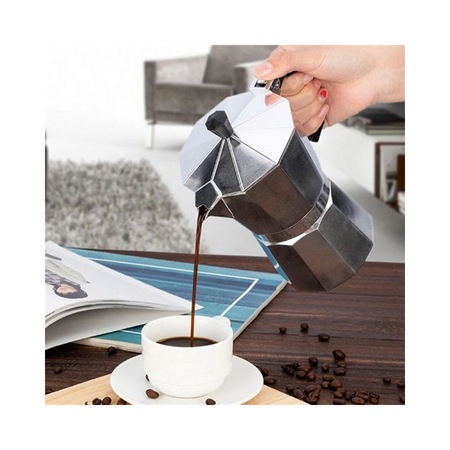 Tohana Moka Pot 3 Kişilik Silver 