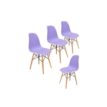 Tekzen Home Eames Sandalye Ahsap Ayakli Turuncu 1 Adet Tekzen
