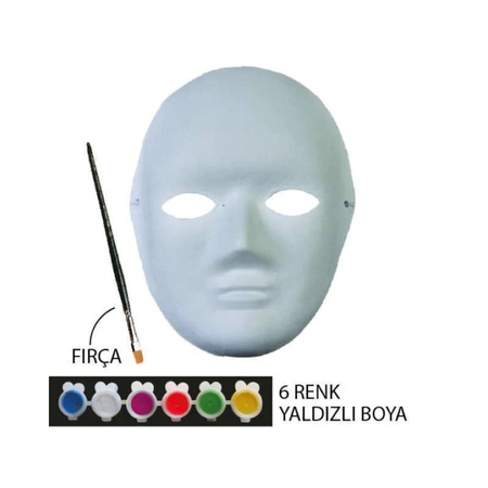 Maske Boyama Seti Egitici Maske Boyama Maske Firca Ve Boya