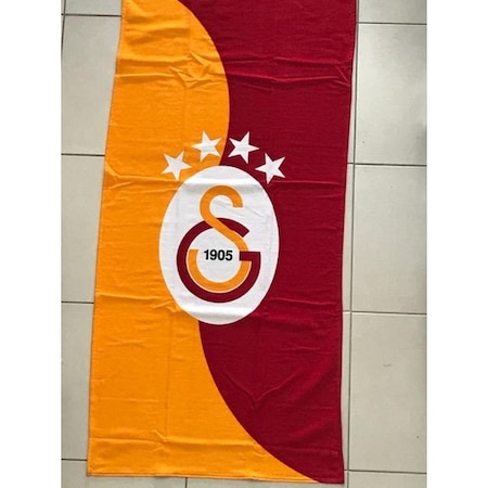 Galatasaray GS  Orijinal Lisanslı Plaj Havlusu 4 Dört Yıldız