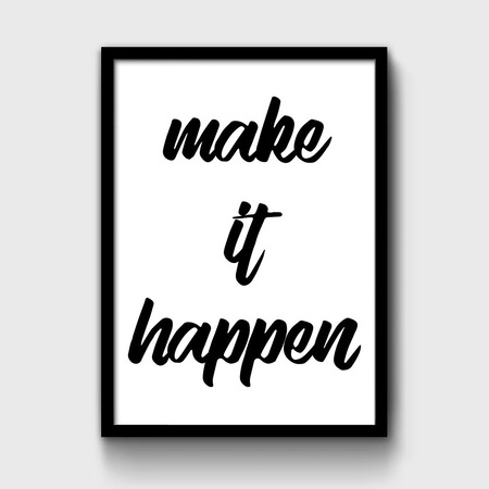 Make It Happen >> Make It Happen Tipografik Motivasyon Poster N11 Com Make It Happen >> Make It Happen Tipografik Motivasyon Poster N11 Com