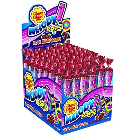 Chupa Chups Melody Pops Flüt Şeker 48 x 15 G
