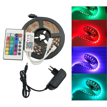 5 metre rgb serit led kumandali animasyonlu dekoratif isik fiyatlari ve ozellikleri