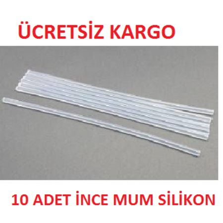 Ince Sicak Mum Silikon Seffaf 5 Adet Elektimo