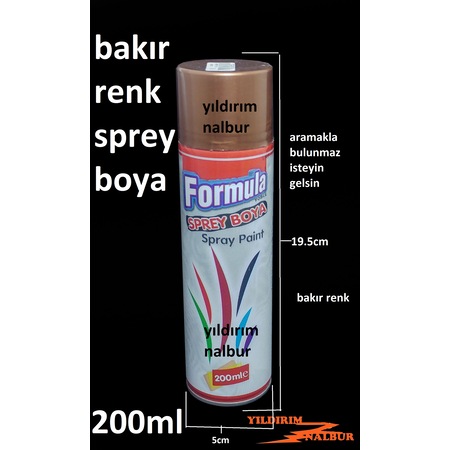 Bakır Renk Sprey Boya 200 ML Bakır Boya Fiyatları Ve Özellikleri