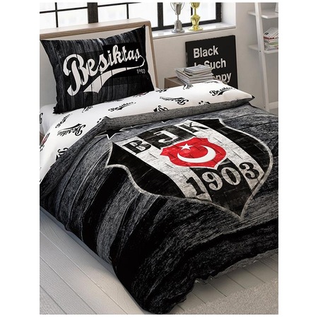 Tac Besiktas Lisansli Nevresim Takimi Tek Kisilik Wooden Logo Fiyatlari Ve Ozellikleri