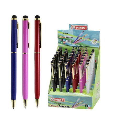 Mikro Tükenmez Kalem ile 4 Farklı Renk Tek Bir Kalemde