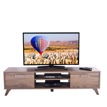 Ankara Mobilya Delta Ceviz 2 Rafli 140 Cm Tv Sehpasi Fiyati