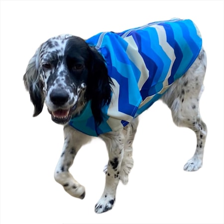 Kemique Blue Waves Orta - Büyük Irk Köpekler için Yağmurluk