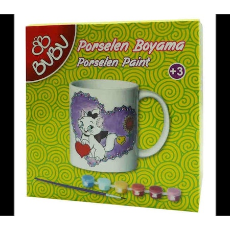 Bu Bu Porselen Boyama Kupa Kedi Bubu Pb0004 N11 Com