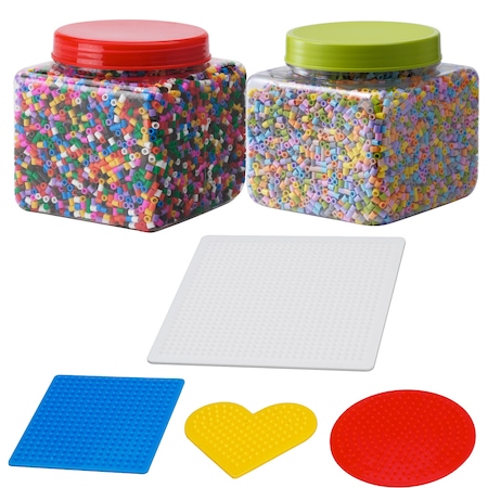 Ikea Pyssla Beads Opened But 95 Full Multi Color Ebay