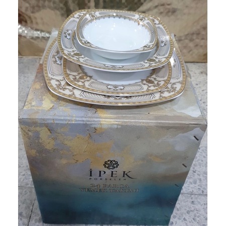 Ipek 24 Parca 6 Kisilik Kare Yemek Takimi Fiyatlari Ve Ozellikleri