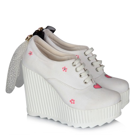 Tasarim Dantelli 15 Cm Yuksek Topuklu Sedef Gelinlik Ayakkabisi 276 85 Tl Kdv