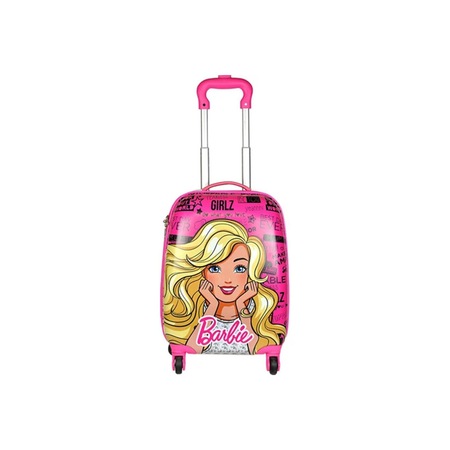 Hakan Çanta Barbie Çek Çekli Çocuk Valiz Bavul