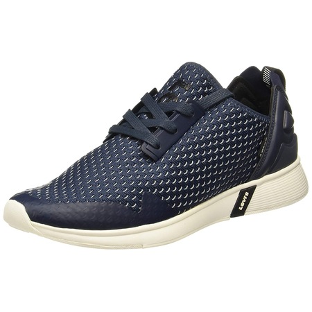 levi's men's black tab runner sneakers