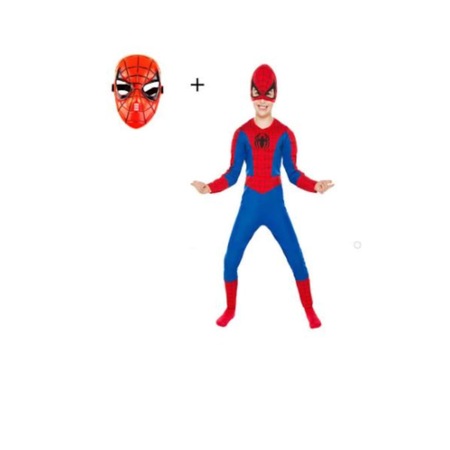 Sedirli Spiderman Kostümü Örümcek Adam Kostüm 2 Maskeli