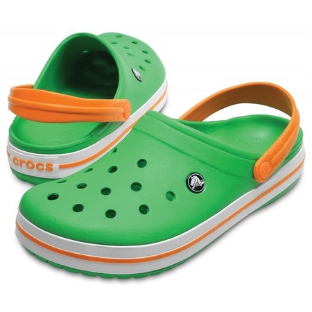 green kids crocs