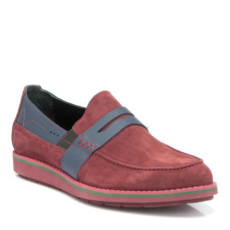BORDO Bordo Nubuk Erkek Ayakkabı -53463O14 TERGAN BORDO Bordo Nubuk Erkek Ayakkabı -53463O14 TERGAN