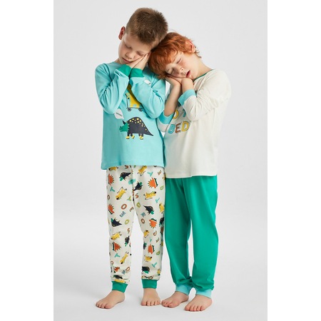Cok Renkli Erkek Bear Pijama Takimi En Uzun Gece Net 40 Indirim