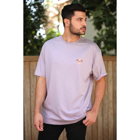 Esli Polo Yaka Nakisli Erkek T Shirt Saksmavi Zafoni Com