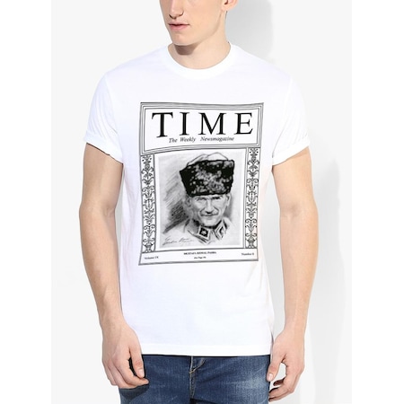 Tshirthane Atatürk TIME Dergi Kapağı Tişört Kısakollu Tshirt