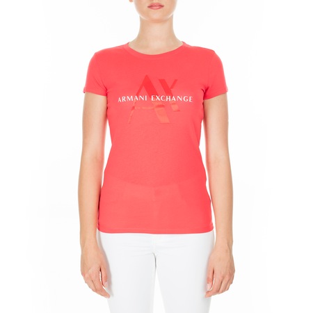 armani exchange red t shirt