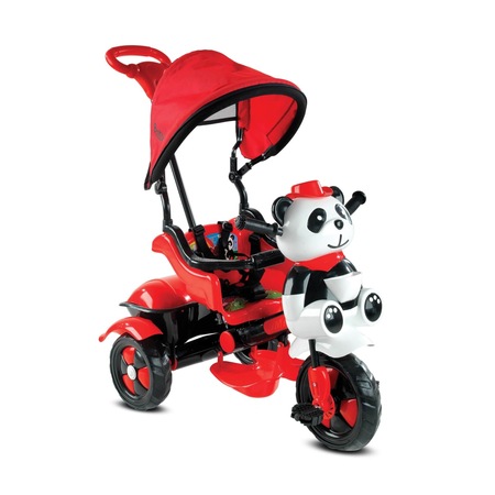 Babyhope 127 Little Panda 3 Tekerlekli Bisiklet Kırmızı - Siyah