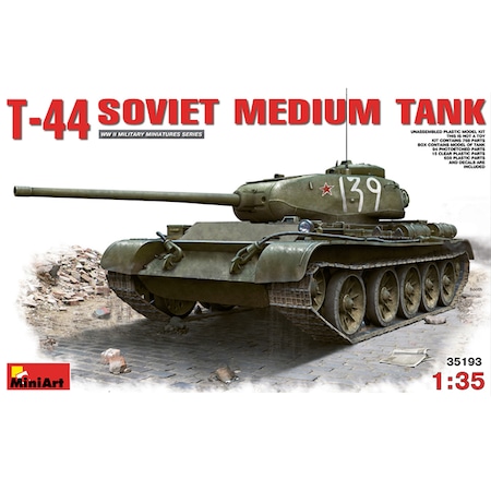 Miniart 1/35 Maket Soviet T-44 Orta Sınıf Tank MODEL MAKET Fiyatları ve  Özellikleri