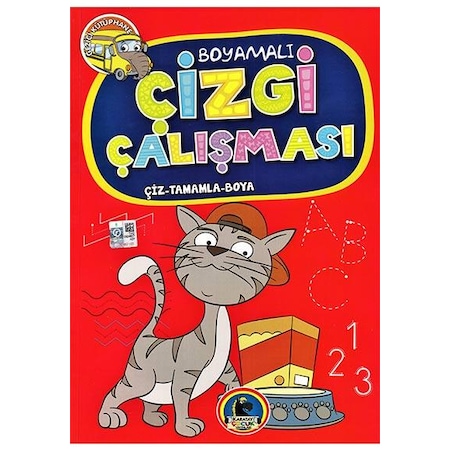 Boyamali Cizgi Calismasi Kirmizi Kitap N11 Com