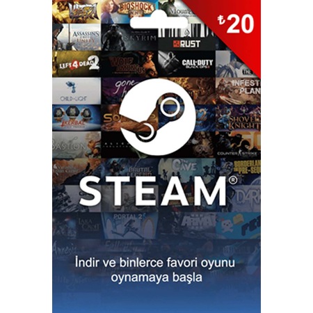 20 TL Steam Cüzdan Kodu 20 TL Steam Wallet Kod