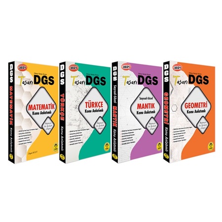 2021 DGS Konu Anlatımı Modüler Set 4 Kitap Tasarı ...