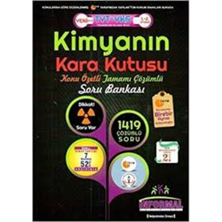 Informal Tyt Kimyanin Kara Kutusu K O C S B 2021 Fiyatlari Ve Ozellikleri