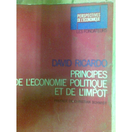 Principes De Leconomie Politique Et De Limpot David Ricardo - 