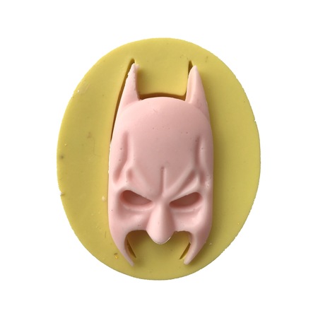 Batman Maskesi Seklinde Silikon Pasta Ve Seker Hamuru Kalibi 6x3