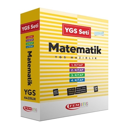 Fem Simetri YGS Matematik Seti - 4 Kitap Konu Anlatımlı Set FEM