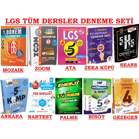 Acil Kitap En Cok Satan Kitaplar Kitap Yeni Kitaplar En Ucuz Kitaplar Var Deneme Seti 8 Sinif