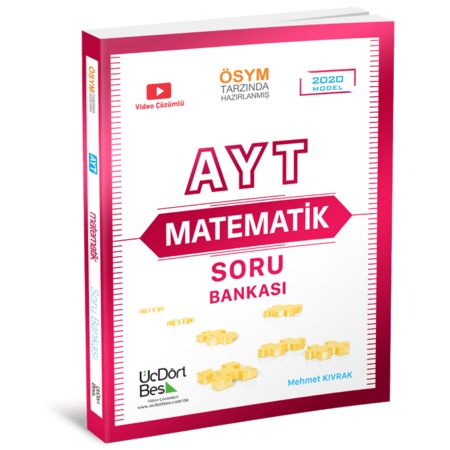 Üç Dört Beş Yayınları Ayt Matematik Soru Bankası 3.4.5-2020 Model ...