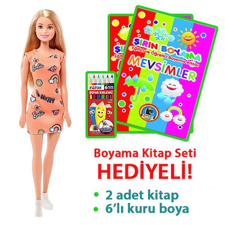 Kiz Oyun Barbie Boya Seti Hediyeli 3 Yas N11 Com