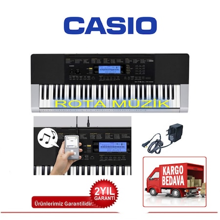 Casio CTK-4400 Tuş Hassasiyetli Org - Kılıf ve Adaptör Hediyeli