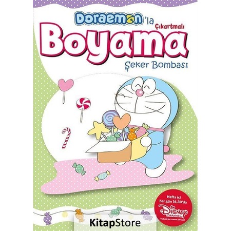 Doraemon La Cikartmali Boyama Seker Bombasi N11 Com