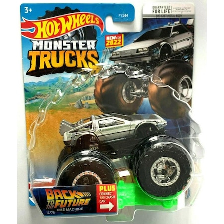 Hot Wheels Monster Trucks 1 64 Back To The Future Geleceğe Dönüş
