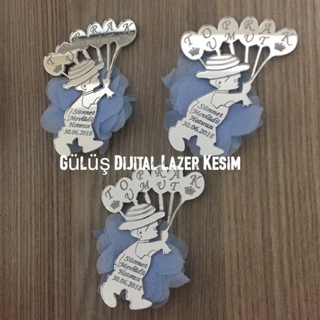 Aynali Erkek Bebek Magnetleri Kese Hediyeli Bm2002 Cikolata Atolyesi