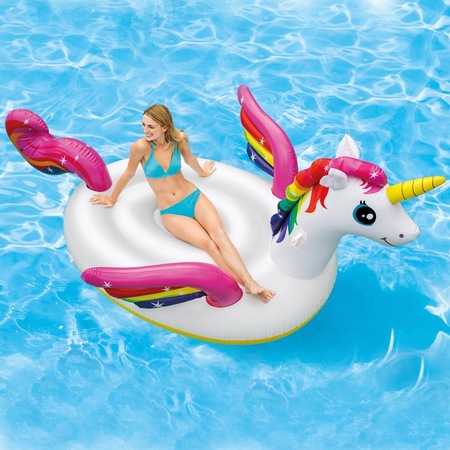 intex mega island sisme unicorn at deniz yatagi 287x193x165 cm fiyatlari ve ozellikleri