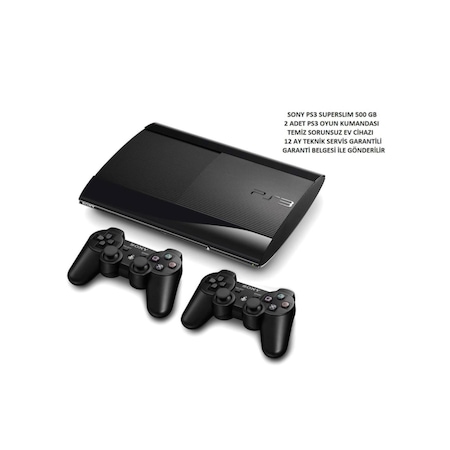 Sony Ps3 Superslim 500gb Oyun Konsol 40 Guncel Oyun 2ad Sifir Kol Fiyatlari Ve Ozellikleri