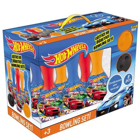 hot wheels bowling set